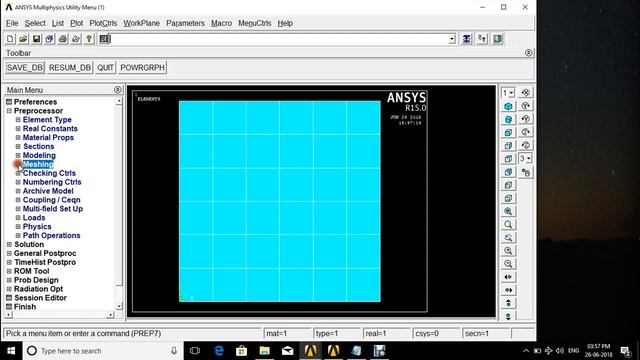 Laminated plate Analysis using Shell Element- ANSYS смотреть онлайн