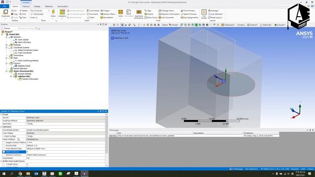 Build an Arbitrary Crack Model in ANSYS｜Demo Video Ep3 смотреть онлайн