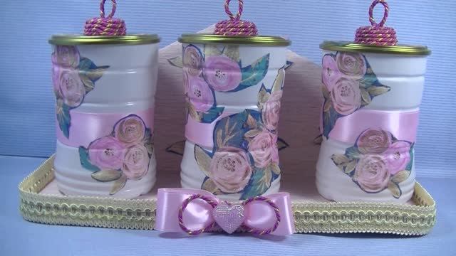 2 ИДЕИ переделки и декора белых пластиковых бутылок . смотреть онлайн