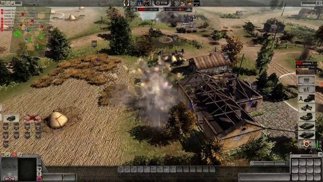 Men of War: Assault Squad 2. / 4 vs 4 / СССР vs Германия. #52 смотреть онлайн