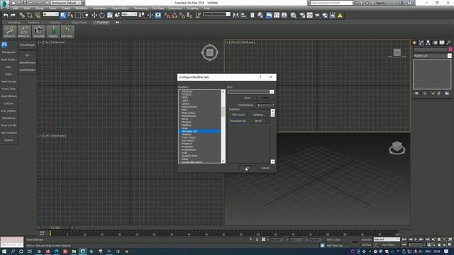 How to configure modifier sets ( 3ds max video tutorial ) смотреть онлайн
