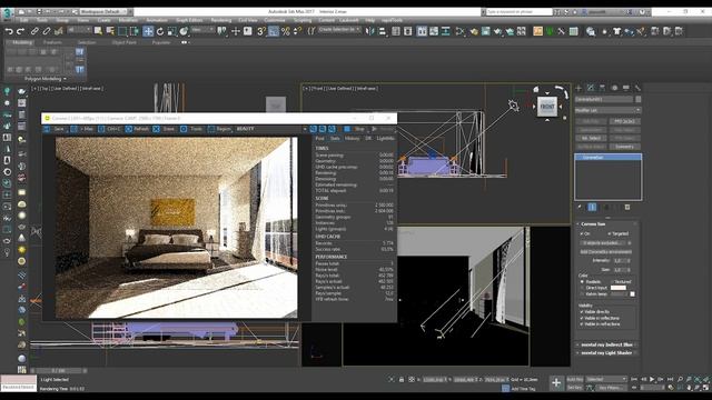 Easy Interior render for Architect in 3ds Max (by CORONA) смотреть онлайн