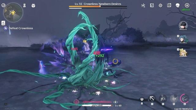 Wuthering Wave "crownless'' - Rover-Chaos Ft. Jinyan and Verina смотреть онлайн