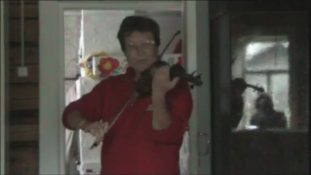 Хоменко Марьям играет на скрипке. 28 августа 2008 г. Успенский семинар.