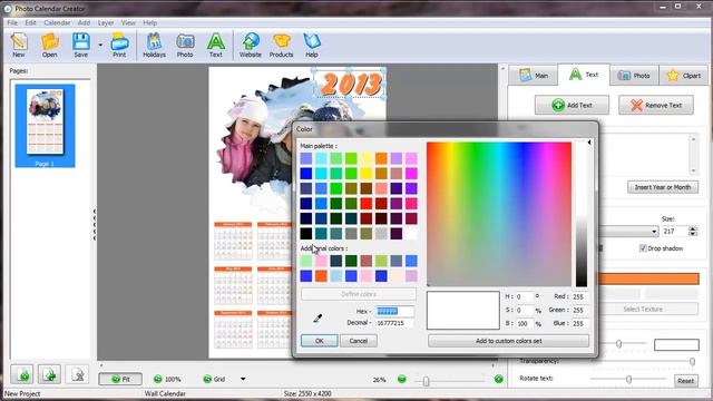 Make Your Own Printable Calendar with Photos смотреть онлайн
