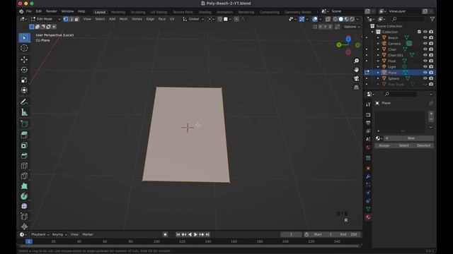 Create an Isometric 3D Low Poly Beach Paradise in Blender 3.1 - Beginner Tutorial смотреть онлайн
