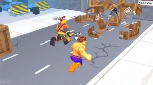 Мультфильм про гонки супергероев Hero Transform Run Race