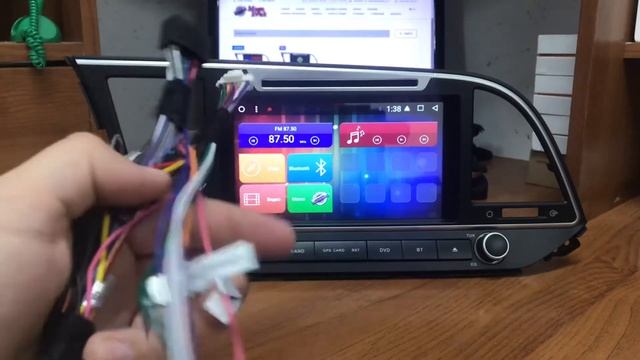 Обзор магнитолы на Hyundai Elantra 2016+ #MegaZvuk T8-8123 Android 7.1.2 смотреть онлайн