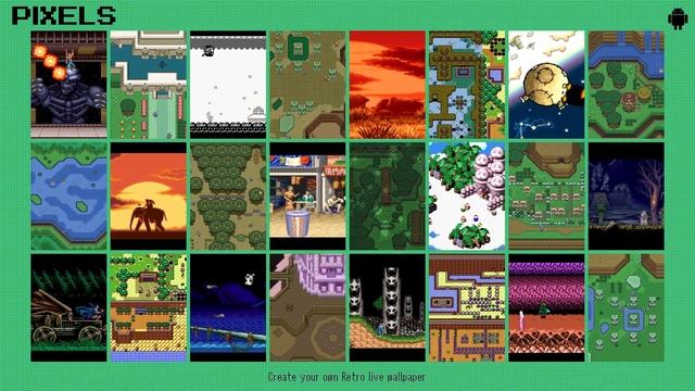 Pixels Live Wallpaper смотреть онлайн