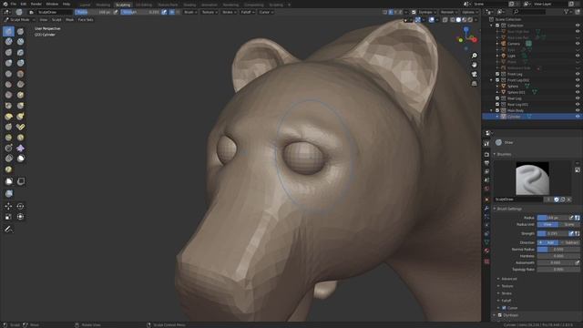Sculpting a Bear 16 - Adding Small Details смотреть онлайн