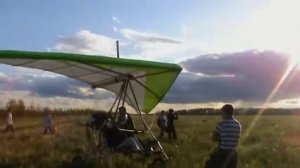 Полет на мотодельтоплане.