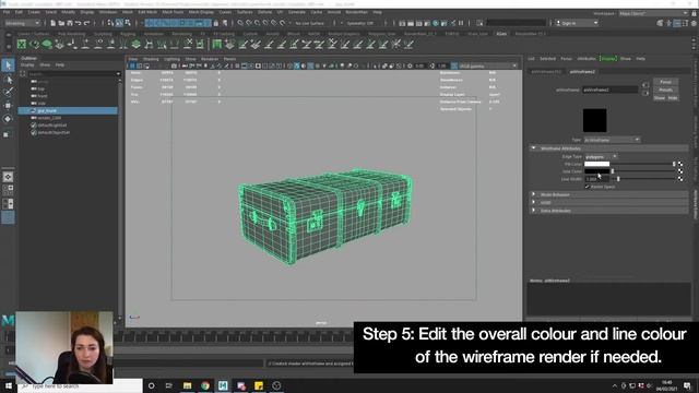 Render Wireframe in Maya using Arnold - 60 Second Maya Tips смотреть онлайн