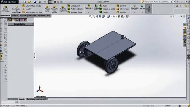 tutorial para solid works 2014 parte 8 (como poner escena y cambiar textura y color a piezas) смотреть онлайн