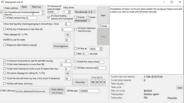 Metamask Sniper Bot смотреть онлайн