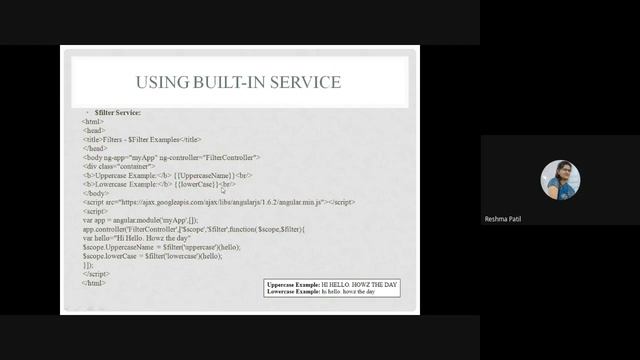 $filter Built in Service in Angular JS | Dr. Reshma Patil смотреть онлайн