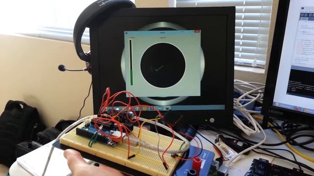 Arduino Sonar GUI смотреть онлайн