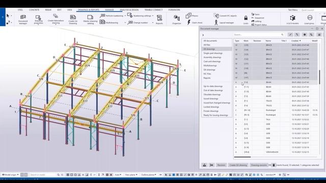 Tekla Structures (FIN) - Fabrication Drawings смотреть онлайн