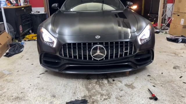 THE RE-REVEAL OF THE NEW WRAP OF THE AMG GT смотреть онлайн