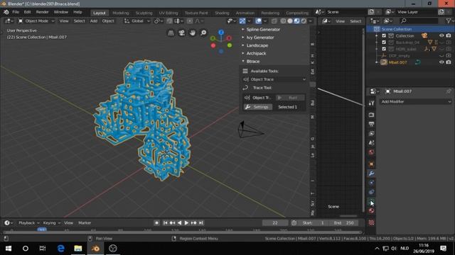 Btrace addon - Blender 2.8 смотреть онлайн