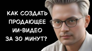 Как создать продающее видео за 30 минут с помощью ИИ