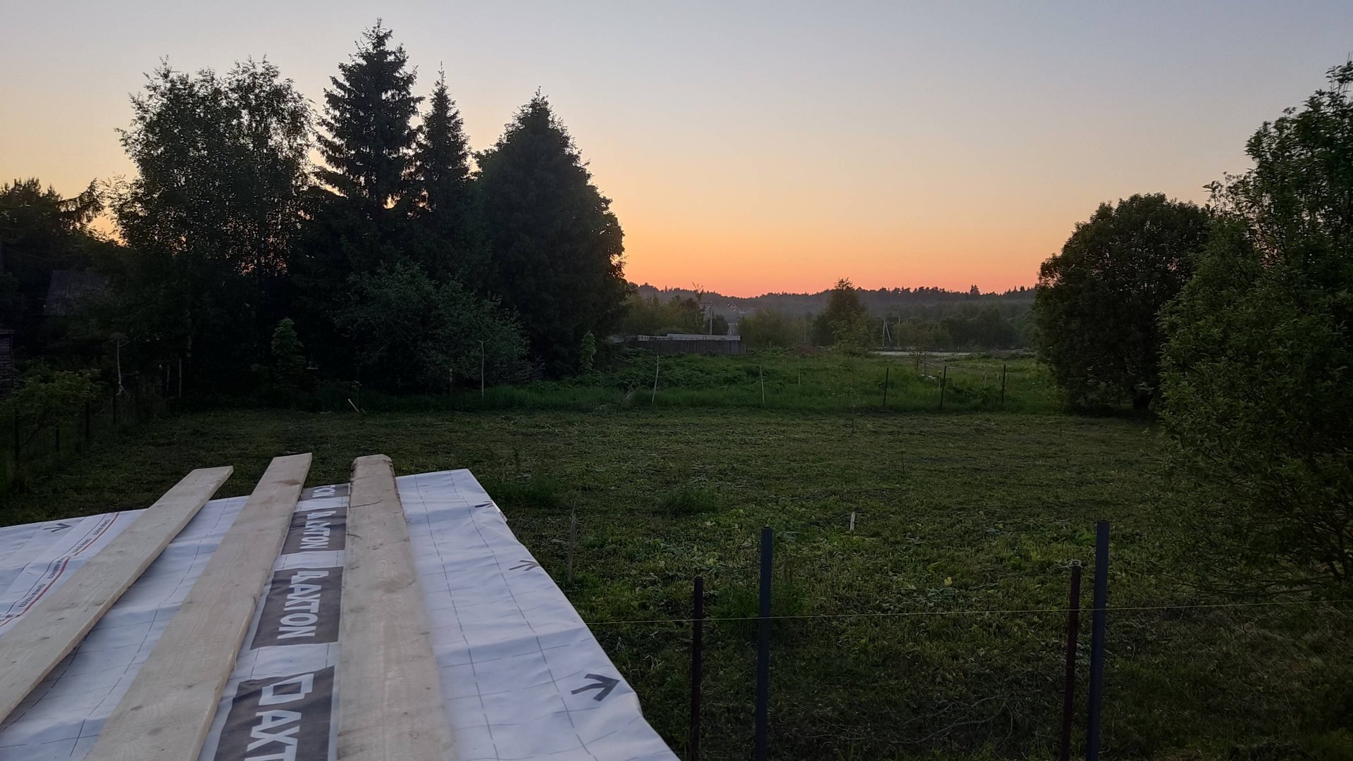 Кроем крышу на беседке