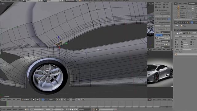 Blender timelapse- Lamborghini Huracán part 2 смотреть онлайн