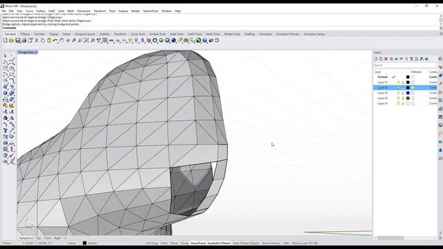 Rhino 8 - Watertight Mesh Repair смотреть онлайн