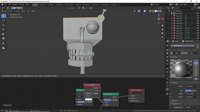 EndoSkeleton Blender Modeling tutorial [ How to make an Animatronic ] - Part 1 смотреть онлайн