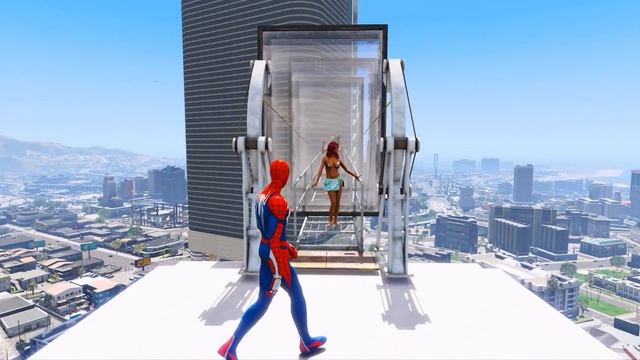 GTA 5 SPIDERMAN Ragdolls Compilation Episode 12 (Euphoria Physcis Showcase) смотреть онлайн