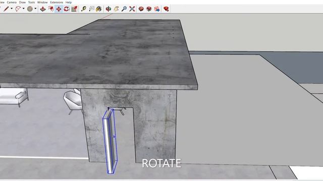001 CLICK CHANGE plug-in in SketchUp, Easy way to create DOOR and WINDOW for BEGINNERS смотреть онлайн