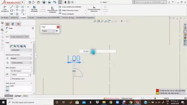 SOLIDWORKS 2D- Capas, Matrices, Sombreado y bloques смотреть онлайн