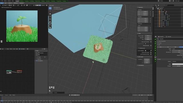 Regrowing Tree | Blender 2.8 | Simple 3D Modeling Timelapse смотреть онлайн