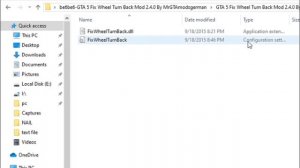 HOW TO INSTALL FIX WHEEL TURN BACK MOD IN GTA 5