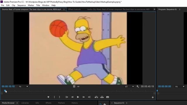 How to Make a Video Mash Up in Premiere Pro CC смотреть онлайн