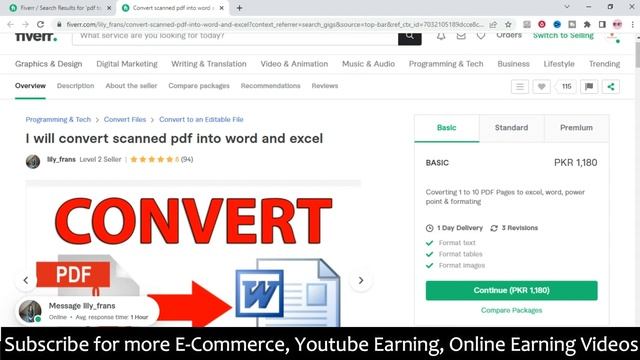 10 Minutes Mai Hazaro Kamaye | PDF To Documents Converter Skill | Earn Money Online | Work From Hom