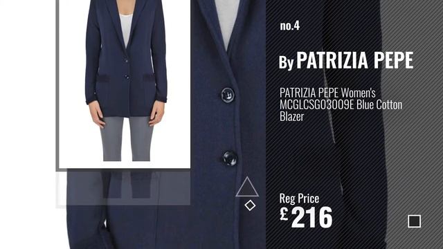 Top 10 Patrizia Pepe Suits & Blazers [2018]: PATRIZIA PEPE Women's MCGLCSG03073E White Acetate смотреть онлайн