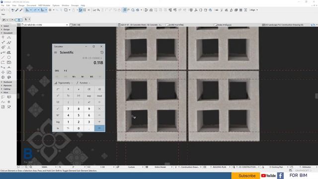 การสร้างบล็อกช่องลม | 3D Modeling | Archicad | For BIM смотреть онлайн