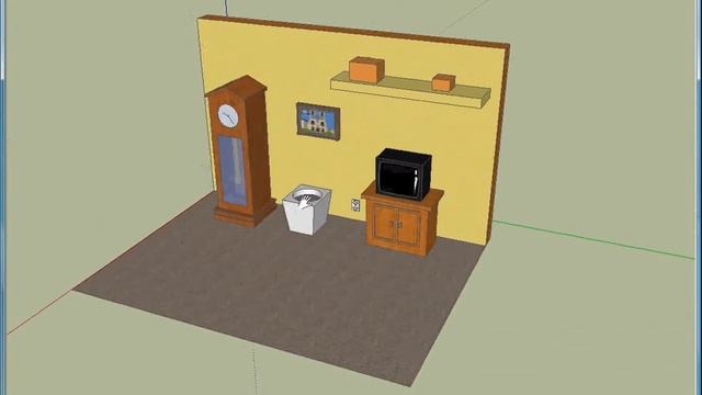 Three Google SketchUp Models смотреть онлайн
