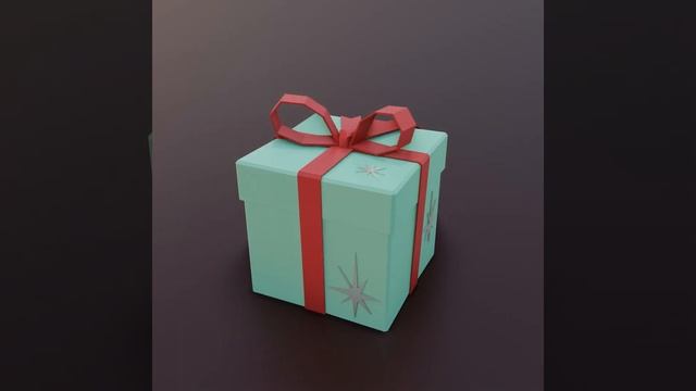 Gift Box Low Poly смотреть онлайн