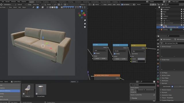 Blender Asset browser смотреть онлайн