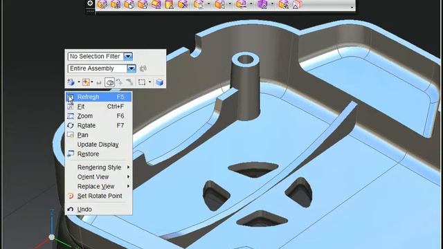 NX6 DirectModeling Shell Paste смотреть онлайн