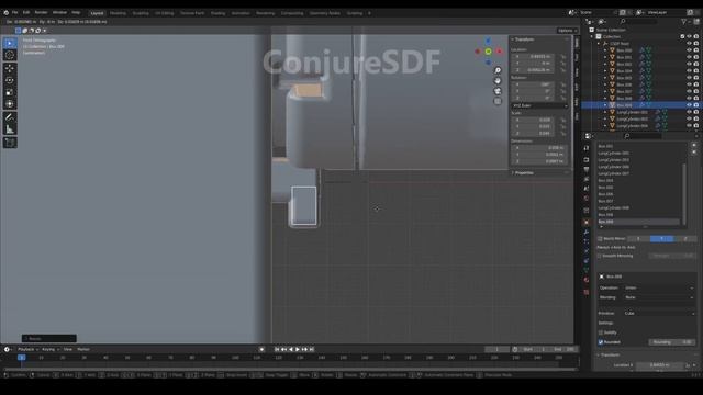 Blender | ConjureSDF demo - SDF modelling смотреть онлайн