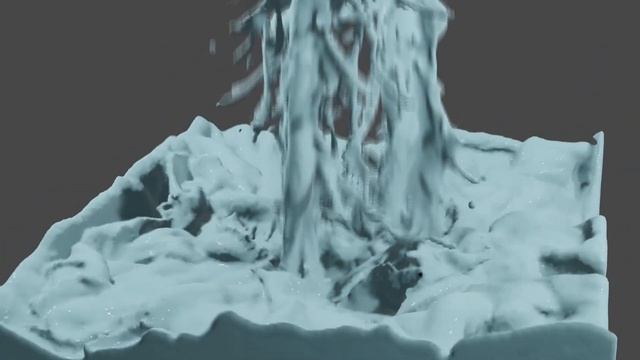blender 2.8 mantaflow test liquid simulation смотреть онлайн