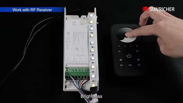 How to install and use RF DIM  remote controller ?
