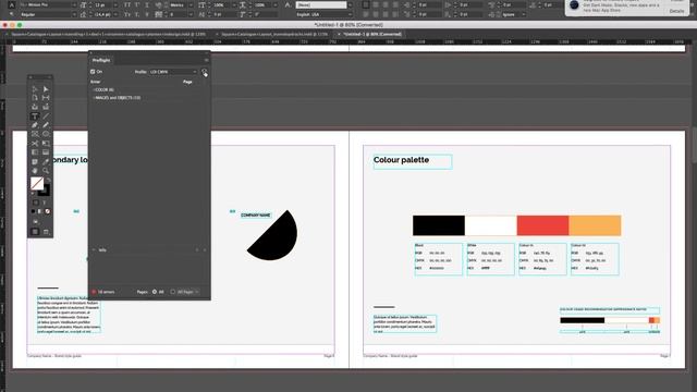INDESIGN - Embed Preflight Profile смотреть онлайн