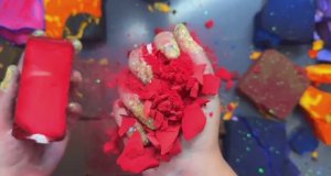 Яркий, хрустящий мел( магнезия)