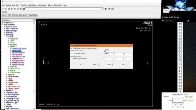 ANSYS APDL Tutorial | Analysis of HEAT FLOW and HEAT CONDUCTION смотреть онлайн