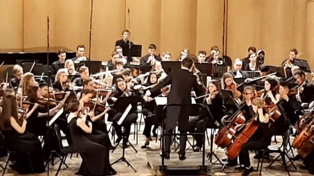 Гнесинский симфонический оркестр. Бетховен 5 симфония смотреть онлайн