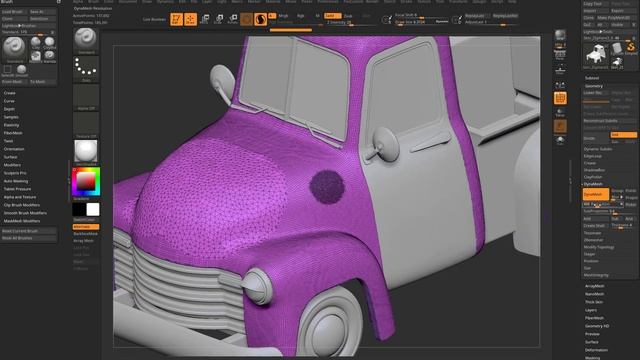 ZBrush 2022 - Use Dynamesh Picker to sample dynamesh resolution. No more guesswork! смотреть онлайн