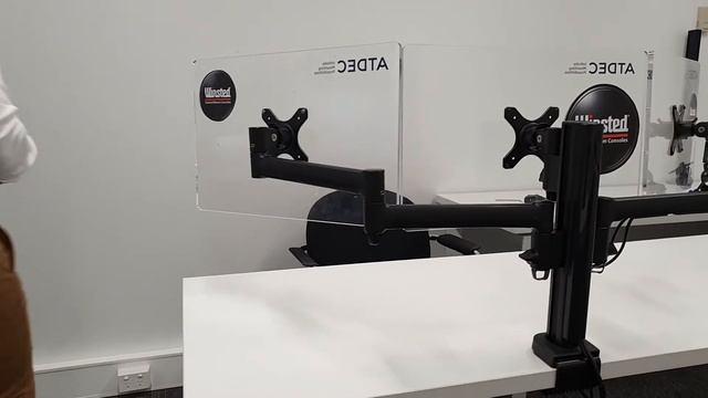 Atdec Winsted triple monitor mount video 1 смотреть онлайн